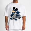 T Shirt Men DSBN134 Mickey Gangster And Car Dallas Cowboys T Shirt