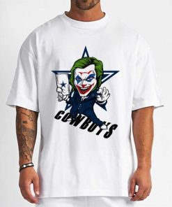 T Shirt Men DSBN135 Joker Smile Dallas Cowboys T Shirt