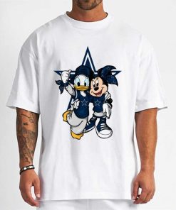 T Shirt Men DSBN137 Minnie And Daisy Duck Fans Dallas Cowboys T Shirt