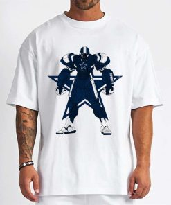 T Shirt Men DSBN139 Transformer Robot Dallas Cowboys T Shirt
