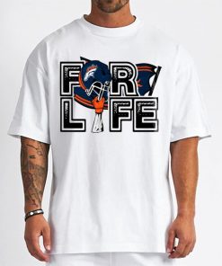 T Shirt Men DSBN151 For Life Helmet Flag Denver Broncos T Shirt