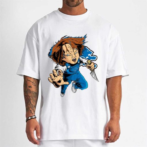 T Shirt Men DSBN172 Chucky Fans Detroit Lions T Shirt