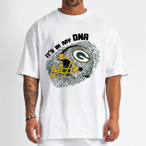 T Shirt Men DSBN181 It S In My Dna Green Bay Packers T Shirt
