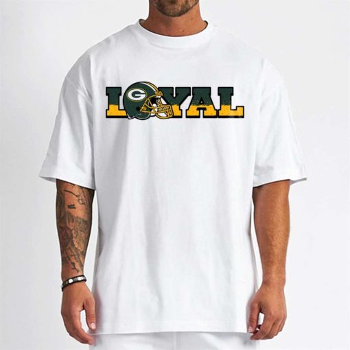 T Shirt Men DSBN187 Loyal To Green Bay Packers T Shirt