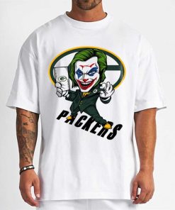 T Shirt Men DSBN190 Joker Smile Green Bay Packers T Shirt