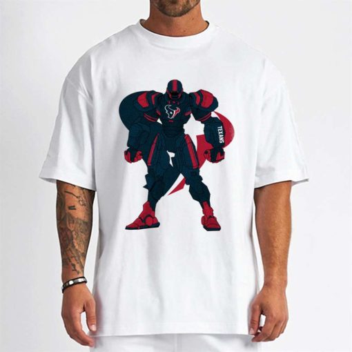 T Shirt Men DSBN193 Transformer Robot Houston Texans T Shirt