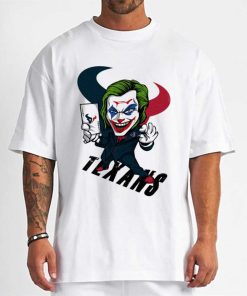 T Shirt Men DSBN202 Joker Smile Houston Texans T Shirt