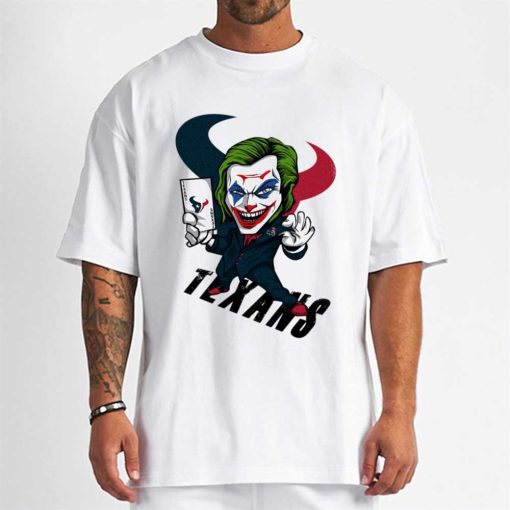T Shirt Men DSBN202 Joker Smile Houston Texans T Shirt