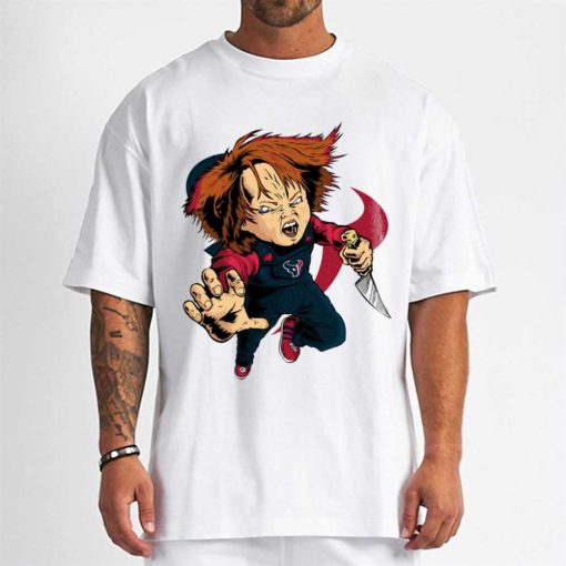 T Shirt Men DSBN205 Chucky Fans Houston Texans T Shirt