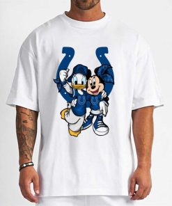 T Shirt Men DSBN216 Minnie And Daisy Duck Fans Indianapolis Colts T Shirt