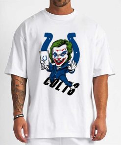 T Shirt Men DSBN217 Joker Smile Indianapolis Colts T Shirt