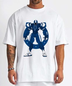 T Shirt Men DSBN222 Transformer Robot Indianapolis Colts T Shirt