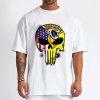 T Shirt Men DSBN231 Punisher Skull Jacksonville Jaguars T Shirt