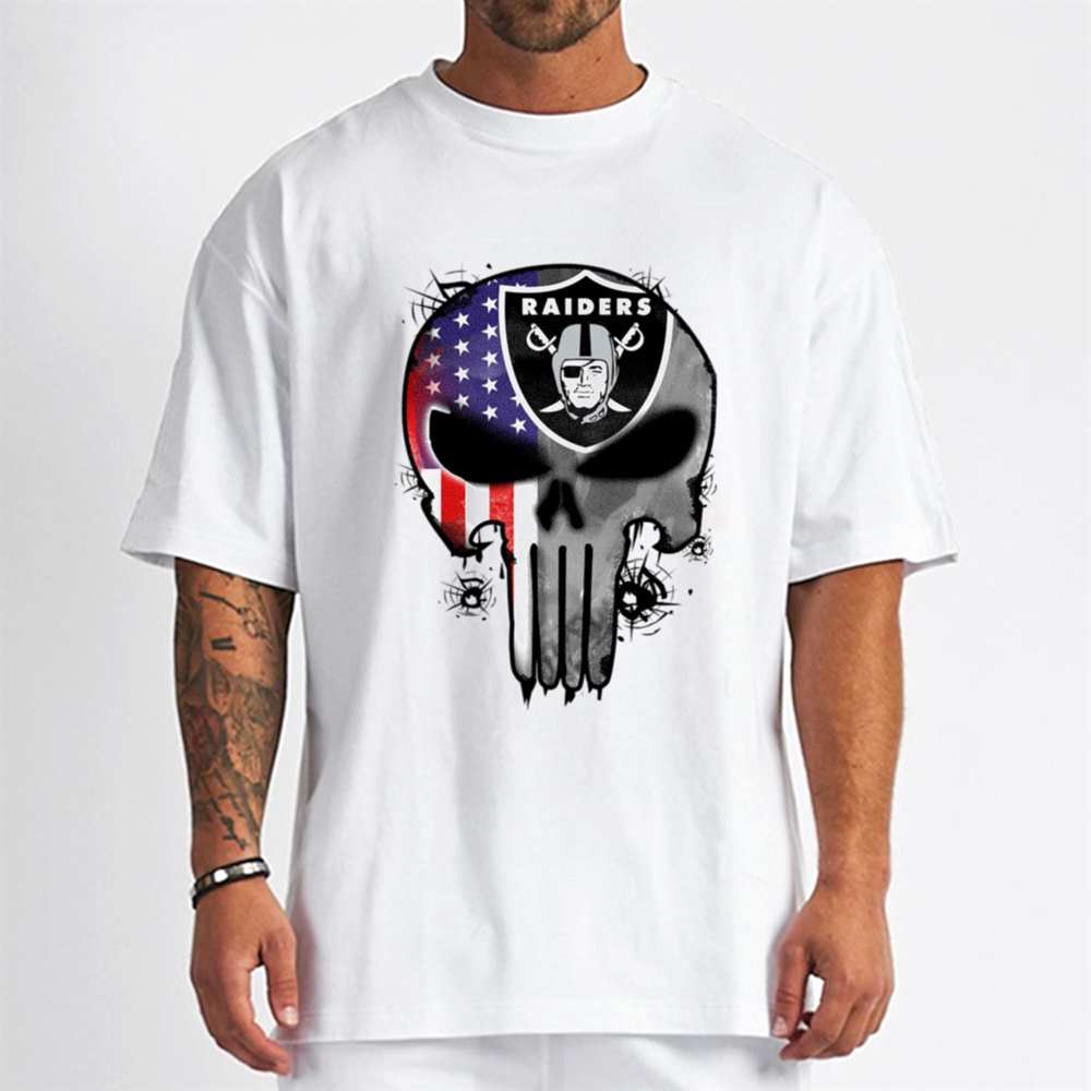 Punisher Skull Las Vegas Raiders T-Shirt