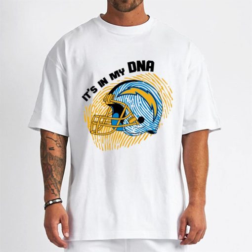 T Shirt Men DSBN279 It S In My Dna Los Angeles Chargers T Shirt