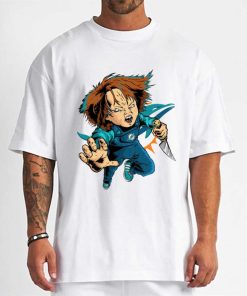 T Shirt Men DSBN309 Chucky Fans Miami Dolphins T Shirt