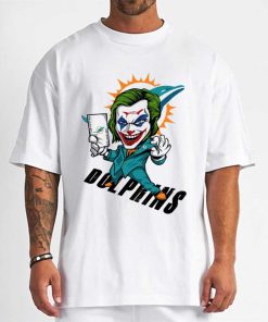 T Shirt Men DSBN310 Joker Smile Miami Dolphins T Shirt