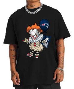 T Shirt Men DSBN339 It Clown Pennywise New England Patriots T Shirt