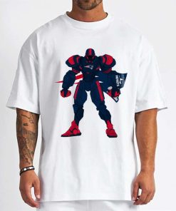 T Shirt Men DSBN346 Transformer Robot New England Patriots T Shirt