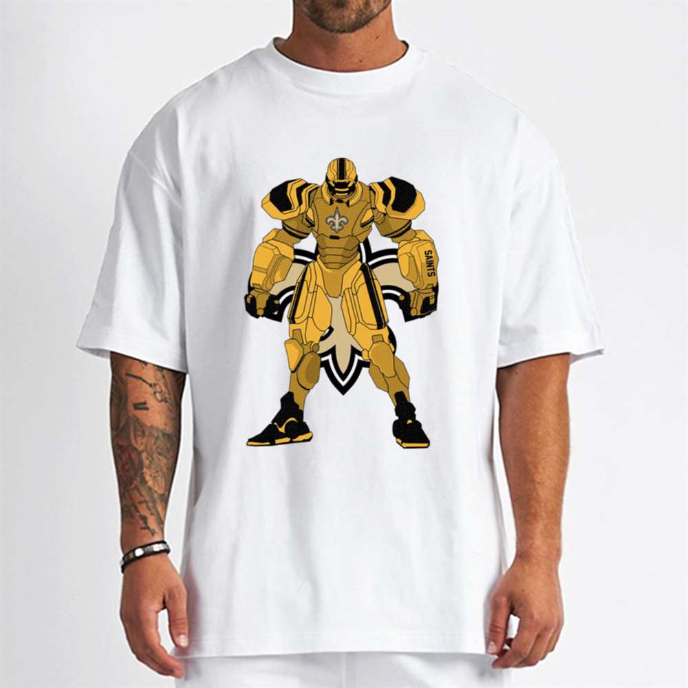 Transformer Robot New Orleans Saints T-Shirt