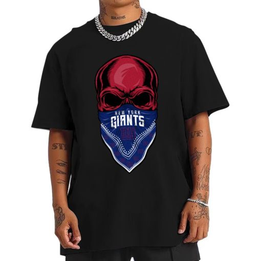 T Shirt Men DSBN369 Punisher Skull New York Giants T Shirt 1