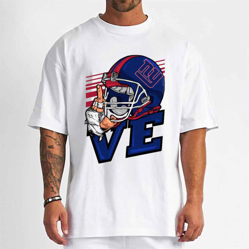 Love Sign New York Giants T-Shirt