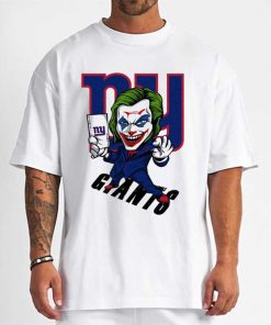 T Shirt Men DSBN377 Joker Smile New York Giants T Shirt