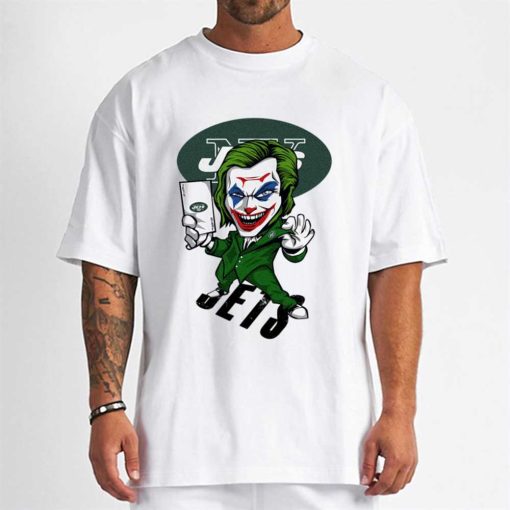T Shirt Men DSBN392 Joker Smile New York Jets T Shirt