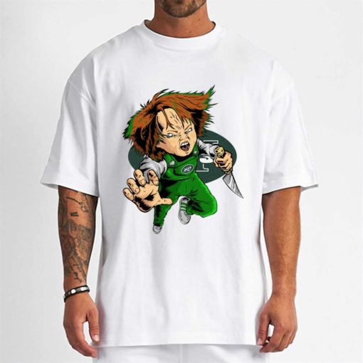 T Shirt Men DSBN396 Chucky Fans New York Jets T Shirt