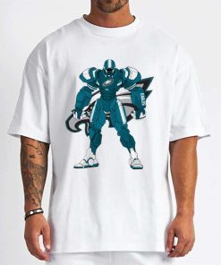 T Shirt Men DSBN412 Transformer Robot Philadelphia Eagles T Shirt