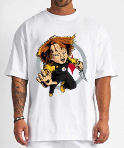 T Shirt Men DSBN421 Chucky Fans Pittsburgh Steelers T Shirt