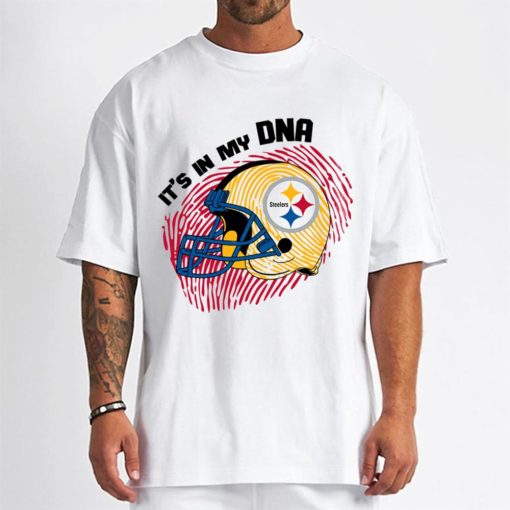 T Shirt Men DSBN428 It S In My Dna Pittsburgh Steelers T Shirt