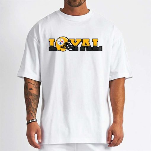 T Shirt Men DSBN432 Loyal To Pittsburgh Steelers T Shirt