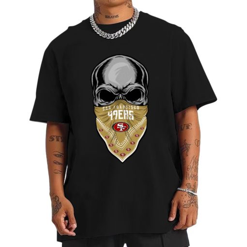 T Shirt Men DSBN433 Punisher Skull San Francisco 49Ers T Shirt 1
