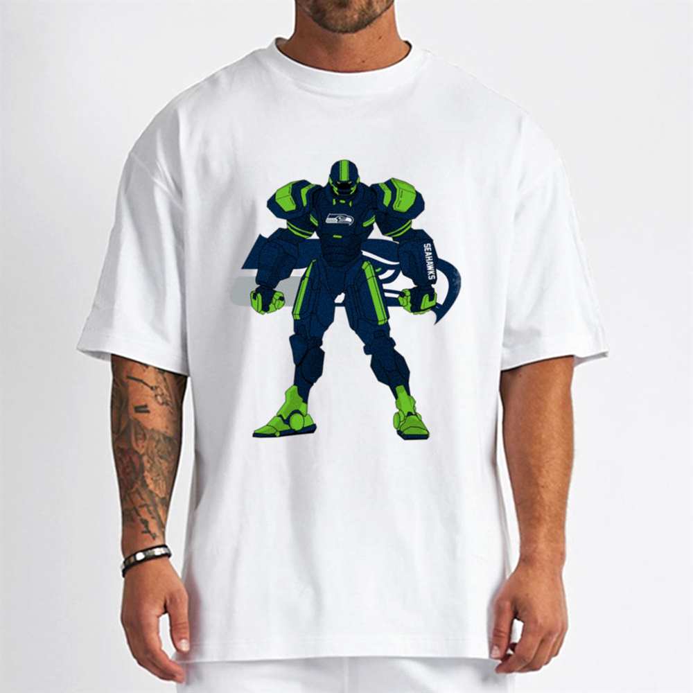 Transformer Robot Seattle Seahawks T-Shirt