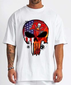 T Shirt Men DSBN477 Punisher Skull Tampa Bay Buccaneers T Shirt