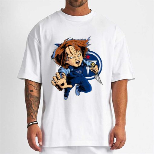 T Shirt Men DSBN491 Chucky Fans Tennessee Titans T Shirt