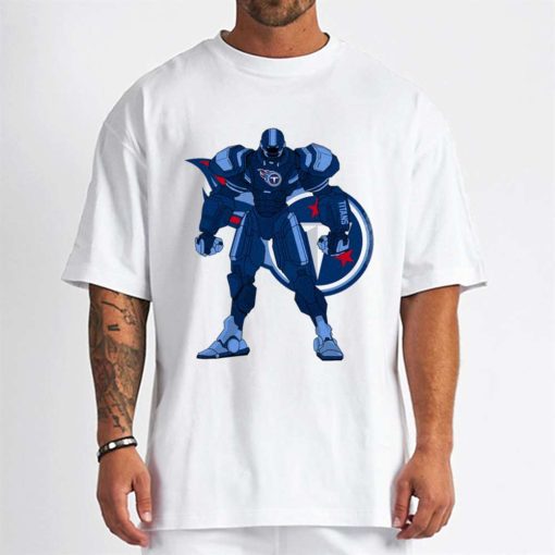 T Shirt Men DSBN495 Transformer Robot Tennessee Titans T Shirt