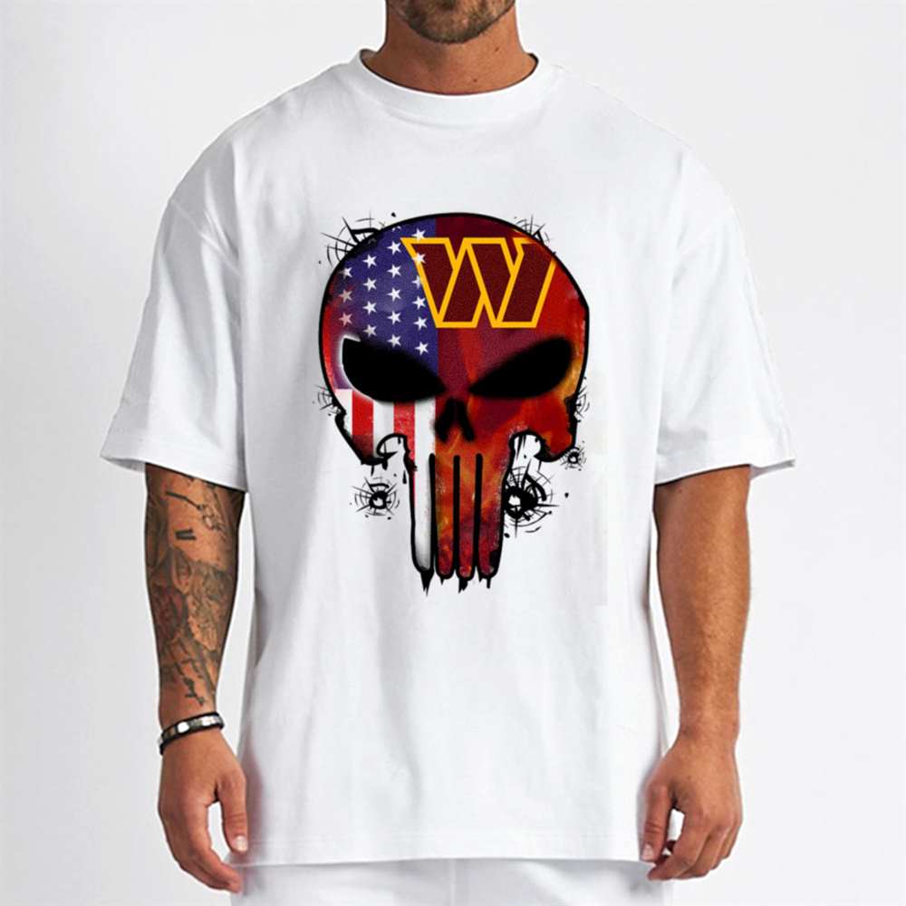 Punisher Skull Washington Commanders Shirt