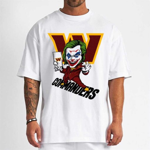 T Shirt Men DSBN504 Joker Smile Washington Commanders T Shirt