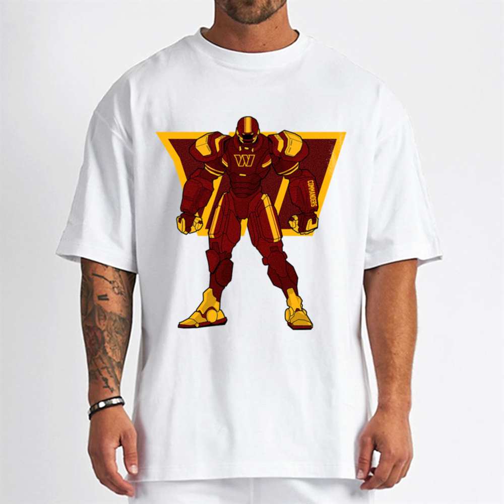 Transformer Robot Washington Commanders T-Shirt