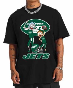 T Shirt Men DSRM25 Rick And Morty Fans Play Football New York Jets