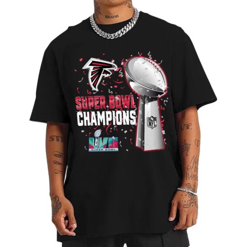 T Shirt Men DSSB02 Atlanta Falcons Super Bowl LVII 2023 Champions T Shirt
