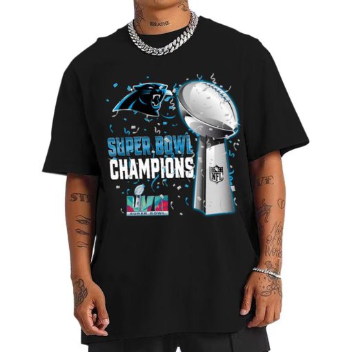 T Shirt Men DSSB05 Carolina Panthers Super Bowl LVII 2023 Champions T Shirt
