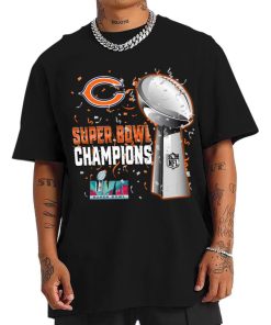 T Shirt Men DSSB06 Chicago Bears Super Bowl LVII 2023 Champions T Shirt