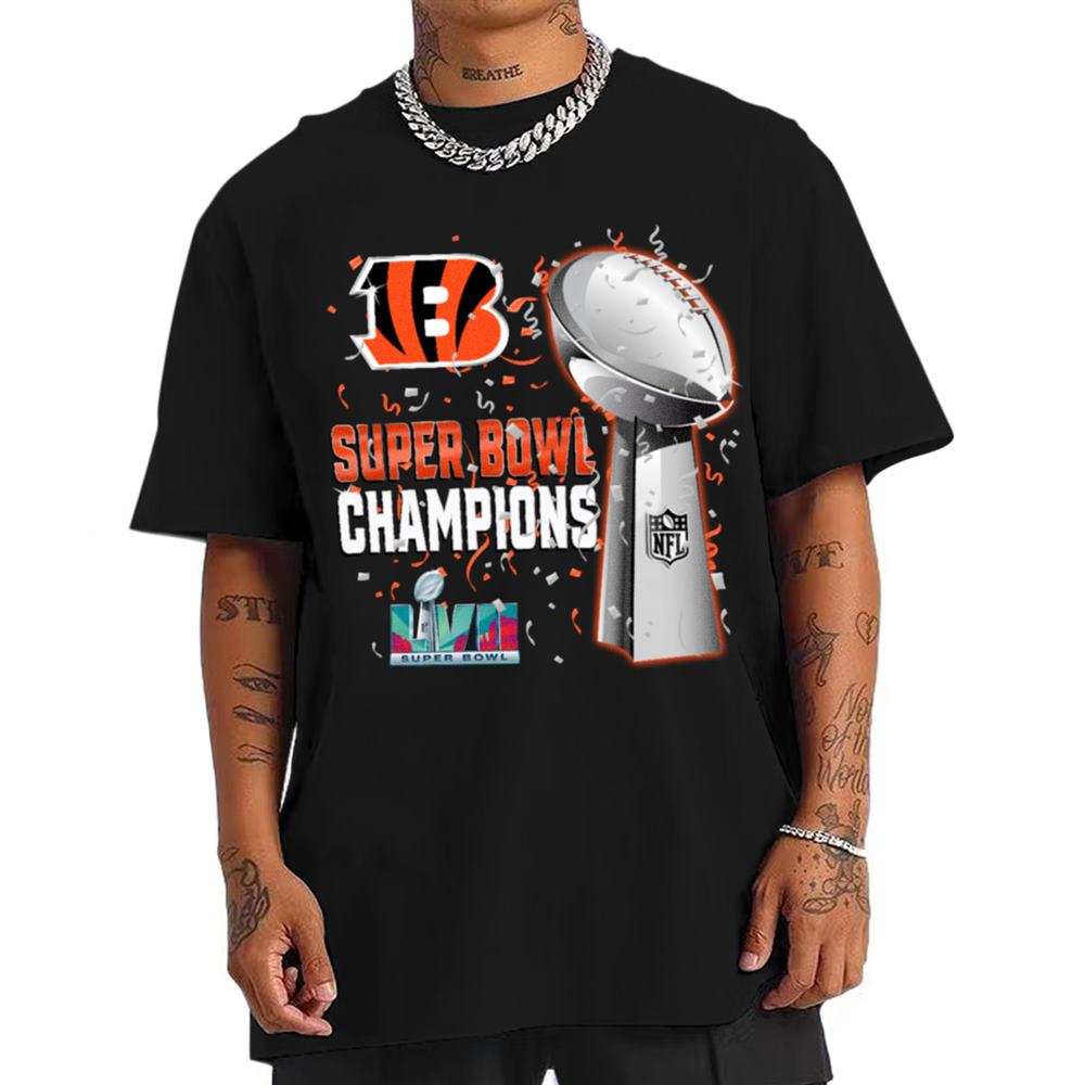 Cincinnati Bengals Super Bowl LVII 2023 Champions T-Shirt