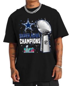 T Shirt Men DSSB09 Dallas Cowboys Super Bowl LVII 2023 Champions T Shirt