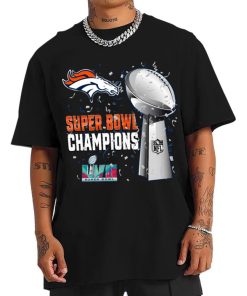 T Shirt Men DSSB10 Denver Broncos Super Bowl LVII 2023 Champions T Shirt