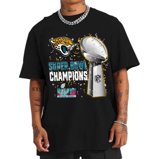 T Shirt Men DSSB15 Jacksonville Jaguars Super Bowl LVII 2023 Champions T Shirt