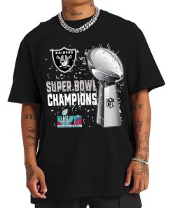 T Shirt Men DSSB17 Las Vegas Raiders Super Bowl LVII 2023 Champions T Shirt